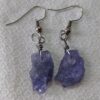 Raw Tanzanite Earrings - Image 2